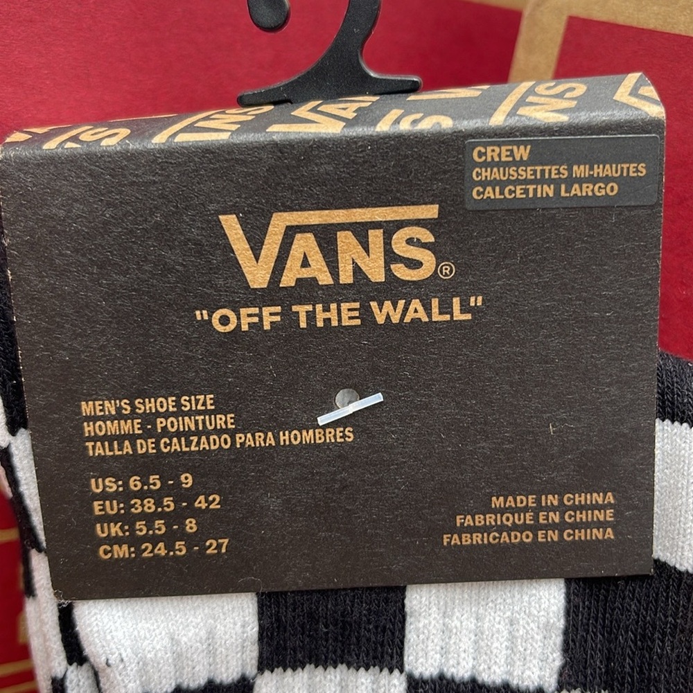 VANS "Off The Wall" socks Checkerboard - Picture 10 of 16